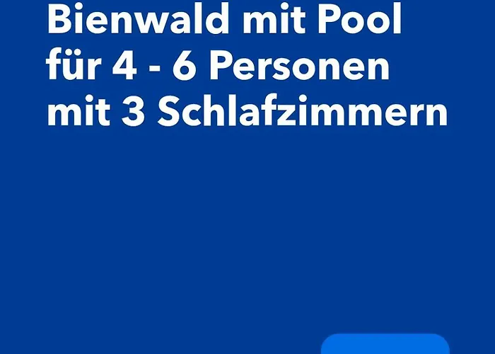 Bienwald Mit Pool Fuer 4 - 6 Personen Mit 3 Schlafzimmern 公寓 Grobitz